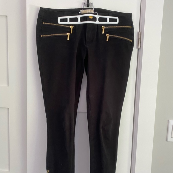 Michael Kors size 10 skinny jeans with gold hardware - Picture 6 of 8